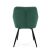 Dining chair set 2pcs P84,5_60 #green-black 98457502