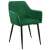 Dining chair set 2pcs P84,5_60 #green-black 98457502