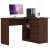 Akord Sarok wenge corner desk with shelves and drawers