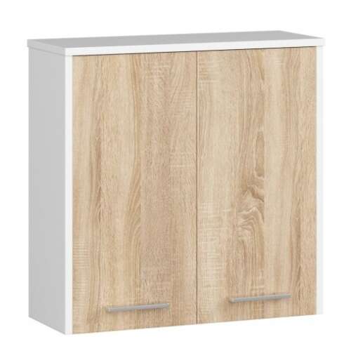 Horná kúpeľňová skrinka P60_60 #white-sonoma oak