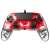Nacon Illuminated Compact USB Gamepad, Transparent Rot, PS4 Controller, mit LED-Leuchten