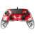 Nacon Illuminated Compact USB Gamepad, Transparent Rot, PS4 Controller, mit LED-Leuchten