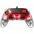 Beleuchteter Nacon Compact USB Gamepad - Transparent Roter PS4 Controller
