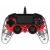 Nacon Illuminated Compact USB Gamepad - Transparent Roter PS4 Controller Vorderansicht