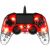 Beleuchteter Nacon Compact USB Gamepad - Transparent Roter PS4 Controller
