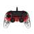 Nacon Kabelgebundener Beleuchteter Kompakter Controller für PS4, transparent rot, Vorderansicht