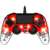 Nacon Illuminated Compact USB Gamepad, Transparent Rot, PS4 Controller, mit LED-Leuchten