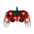 Nacon Illuminated Compact USB Gamepad, Transparent Rot, PS4 Controller, mit LED-Leuchten