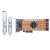 Placă de extensie SSD NVMe PCIe Dual M.2 22110/2280 QNAP QM2-2P-244A, cu suport