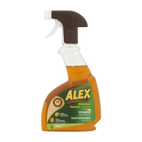 ALEX Detergent antistatic pentru mobilă, 375 ml, ALEX, aloe vera