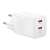Baseus GaN5 Pro 40W Fast Charger, white, side view