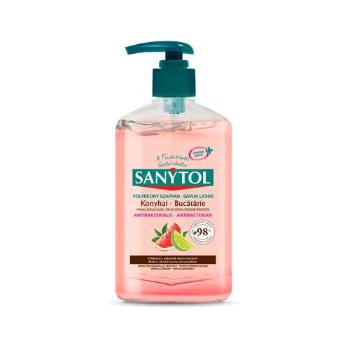 SANYTOL Antibakteriálne tekuté mydlo, 250 ml, SANYTOL &rdquo;Kuchyňa&rdquo;