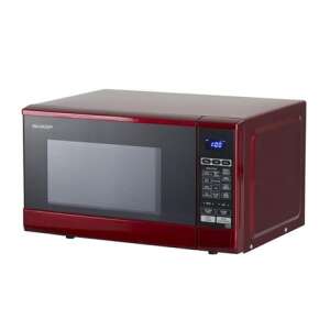 Sharp R270RD Mikrohullámú sütő 800W #piros