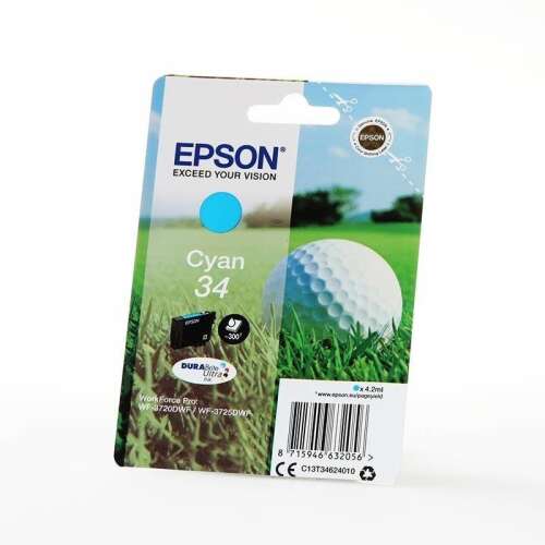 Epson T3462 Cián tintapatron a WorkForce WF-3720DWF nyomtatóhoz - Tintapatron