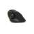 Mouse trackball ergonomic Port Designs, negru, wireless, Bluetooth, reincarcabil, vedere laterală