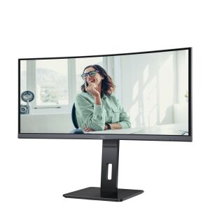 AOC CU34P3CV 34-inčni zakrivljeni monitor prednji pogled - AOC