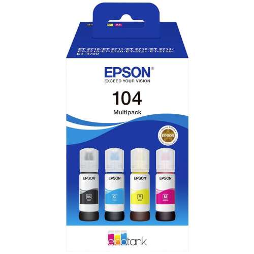 Epson 104 Multipack Tintenpatronen für EcoTank Drucker