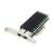 Digitus DN-10163 10Gbps Dual Port Ethernet Server adapter, ferde nézet