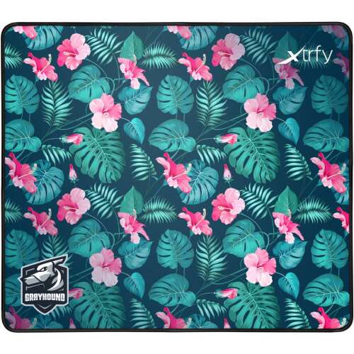 Xtrfy GP1 Tropical Edition Gaming Mauspad mit Greyhound-Logo