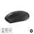 Angled view of Logitech MX Anywhere 3S Graphite wireless mouse with certifications