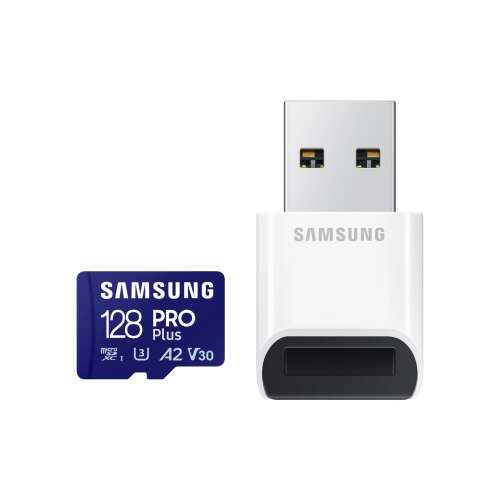 Samsung 128GB microSDXC Pro Plus Class10 U3 A2 V30 ohne Adapter MB-MD128SB/WW