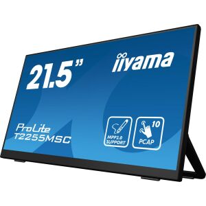 iiyama ProLite T2255MSC-B1 21.5 inch Touch Screen Monitor angled view - Peripheral