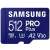 Samsung 512GB microSDXC Pro Plus Class 10 U3 A2 V30 memóriakártya