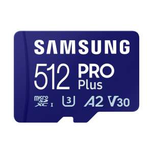 Samsung 512GB microSDXC Pro Plus Class 10 U3 A2 V30 Speicherkarte - Speicherkarten