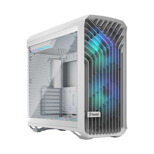 Fractal Design Torrent RGB Biały TG Clear Tint Obudowa PC, biała, boczny panel ze szkła hartowanego, podświetlenie RGB