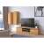 TV állvány P33_160 #égerfa, modern TV állvány 2 ajtóval és 1 nyitott polccal, tökéletes a nappaliba