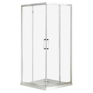 Wellis Apollo 80 két tolóajtós szögletes zuhanykabin Easy clean bevonattal zuhanytálca nélkül 75825729 - Wellis