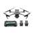 DJI Mavic 3 Pro drón, elülnézet, a drón kameráját és propellereit mutatja, valamint a távirányítót és a pótakkumulátorokat