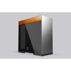 Geometric Future Edzett Glass Fekete/Arany számítógép ház, oldalnézet - Számítógépház