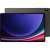 Samsung Galaxy Tab S9 Ultra tablet, front view, gray