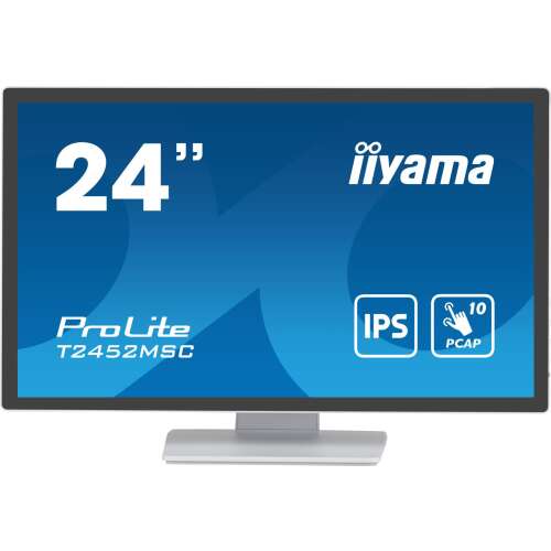 iiyama ProLite T2452MSC-W1 24 inch IPS LED monitor with 10-point touch screen