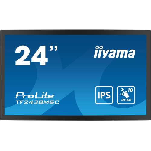 Monitor tactil iiyama ProLite TF2438MSC-B1 de 24 inci