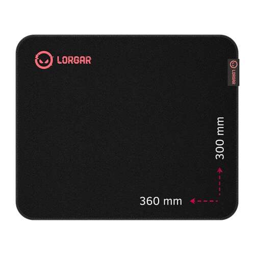 LORGAR Main 323 Mousepad Black/Red LRG-GMP323 75829423