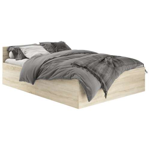 Ágy ágyráccsal és matraccal P180_200 #sonoma tölgy