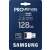 Samsung 128GB microSDXC Pro Ultimate memory card packaging