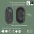 Logitech Pebble Mouse 2 M350s Tonal Graphite wireless mouse, bottom view with details