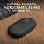 Mouse wireless Logitech Pebble Mouse 2 M350s Tonal Graphite pe o masă din lemn