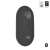 Mouse wireless Logitech Pebble Mouse 2 M350s Tonal Graphite, vedere laterală cu simbol bluetooth