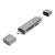 Digitus Combo Kártyaolvasó Hub - Nyitott, USB-C és USB-A Portok