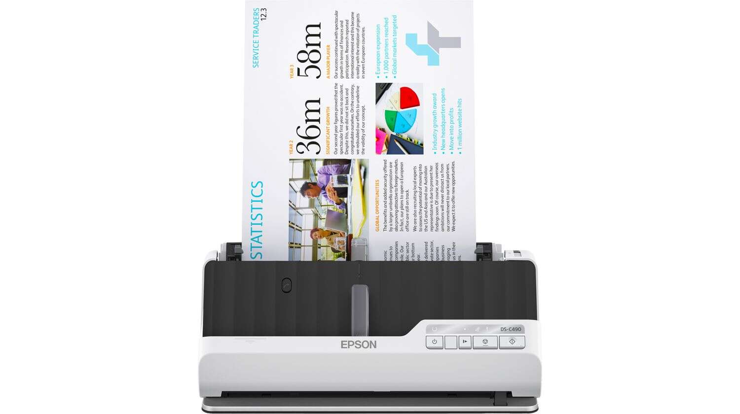 Epson WorkForce DS-C490 dokumentum Szkenner, B11B271401