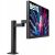 Angled view of BenQ PD2705UA 27 inch monitor with ergonomic stand