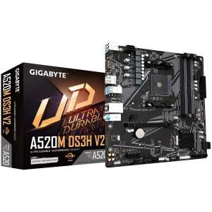Základná doska GIGABYTE A520M-DS3H V2, Socket AM4, mATX, 4xDDR4, M.2 75832860