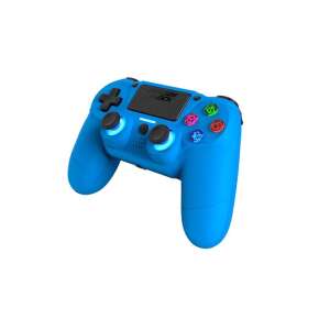 Dragonshock Mizar Bluetooth Gamepad, kék, ferde nézet - Dragonshock