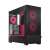 Fractal Design Pop Air RGB Gehäuse mit gehärtetem Glas, Magenta Core, schwarz mit rosa Akzenten