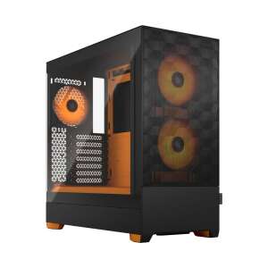 Carcasă computer Fractal Design Pop Air RGB Sticlă călită Orange Core - Fractal Design