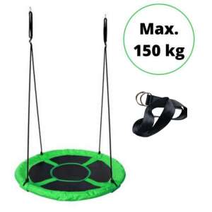 SmileSPORT by Pepita acélvázas Fészekhinta fára rögzíthető hevederrel 100cm #zöld